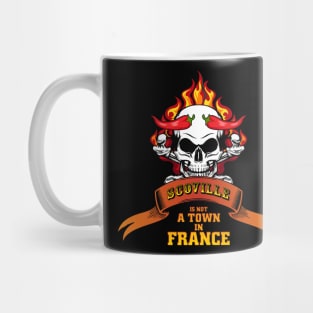 Chilli Pepper Scoville is not a town in France Mug